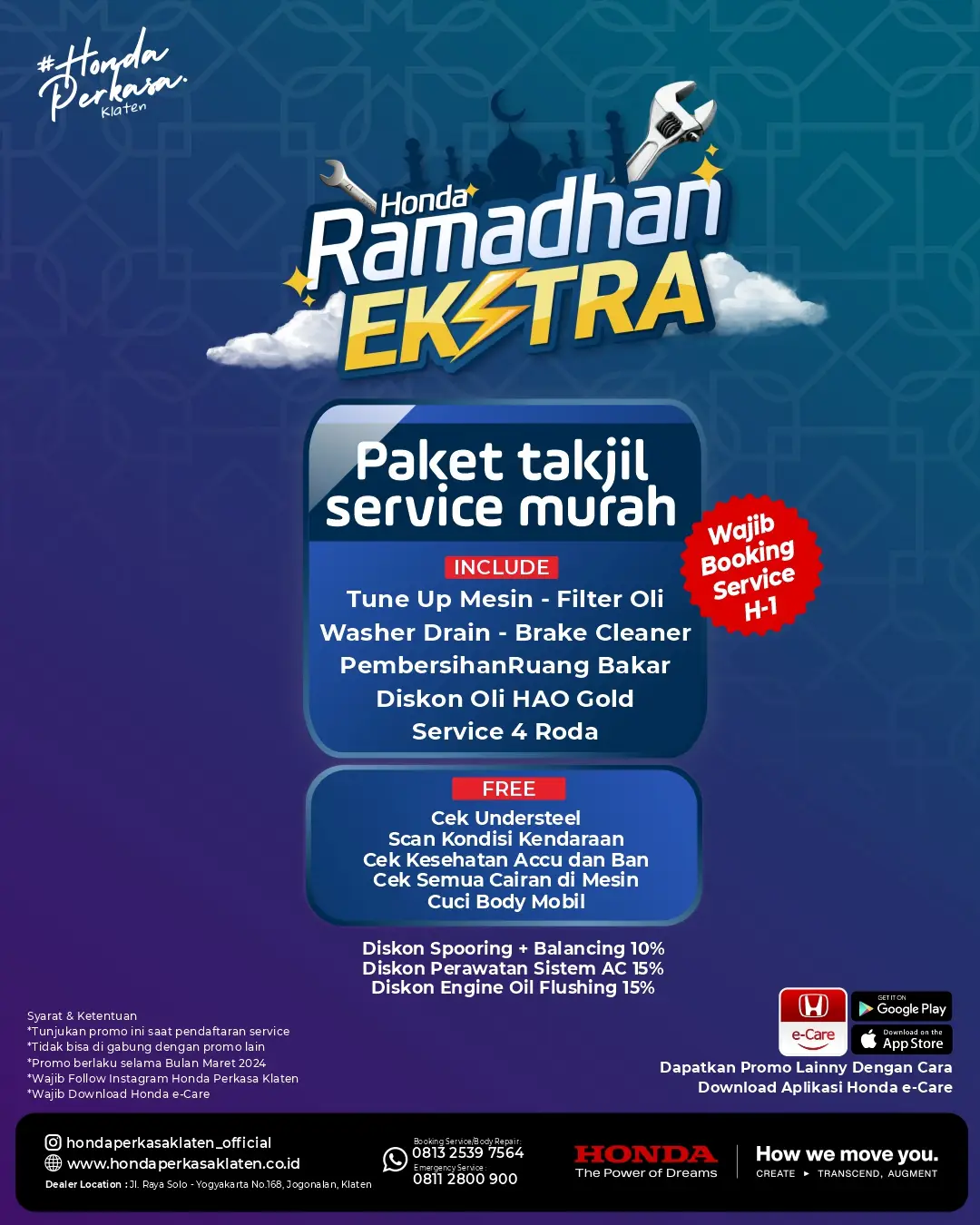 Promo Ramadhan Ekstra 2024 - Mobil Nyaman, Hati Tenang, Ibadahpun Jalan
